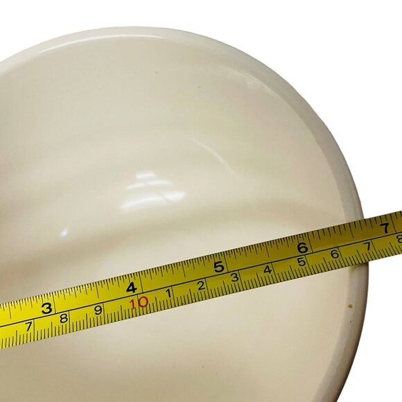 Rae Dunn Ceramic Bowl WhiteArtisan Collection Dash By Magenta 4" x 8" - Picture 8 of 8